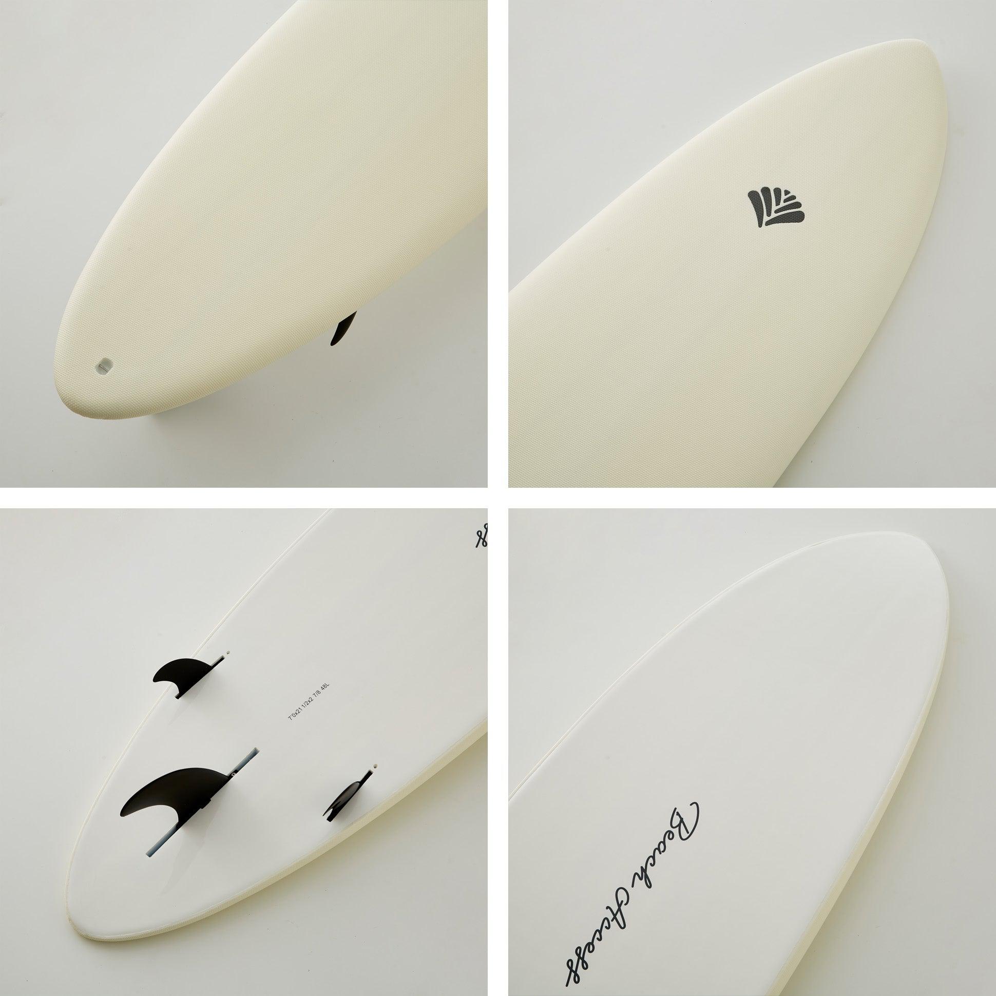 【西濃運輸営業所どめ】アウトレット Standard ソフトボード 7’0” ミッドレングス ワックスフリー Beige ※傷あり