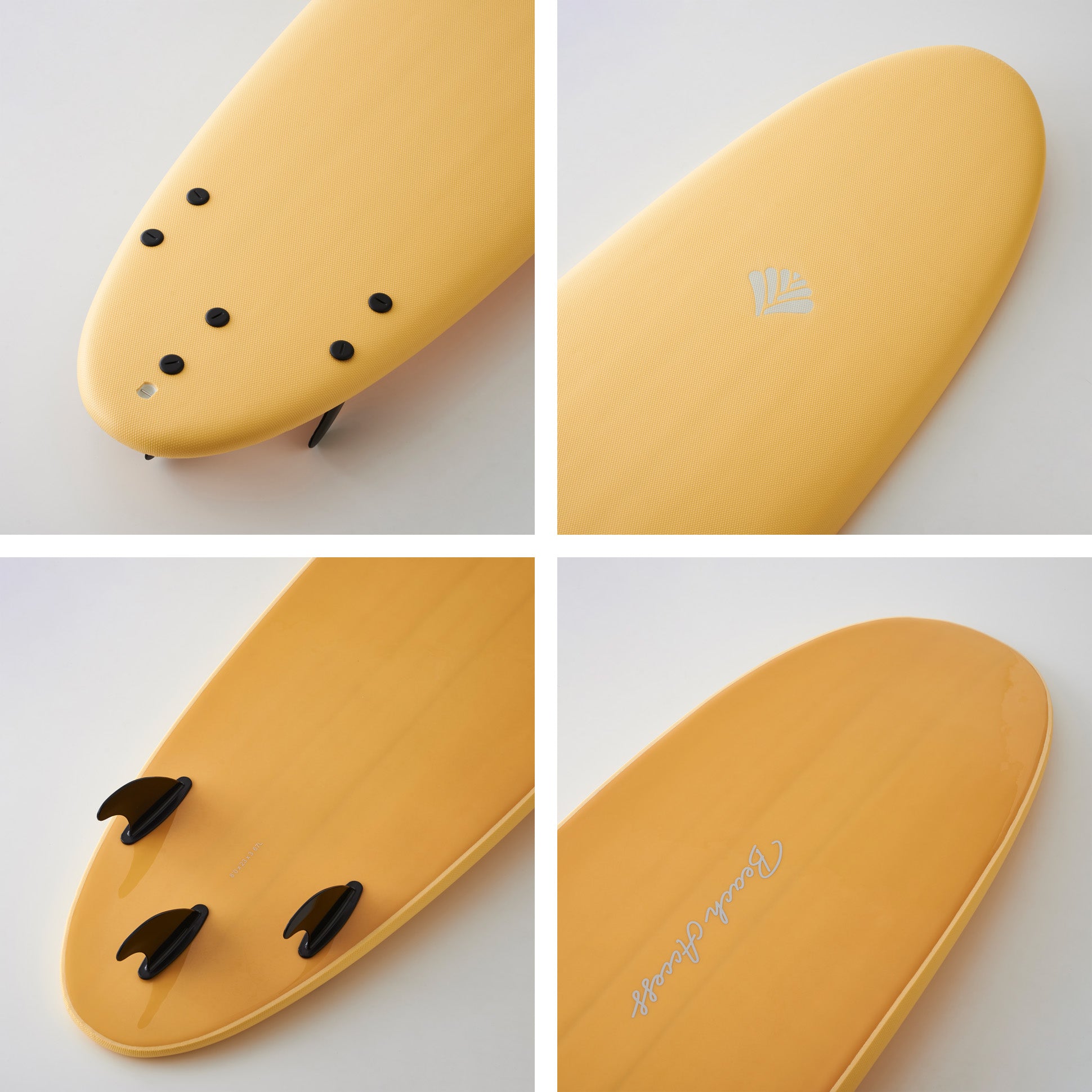 Standard ソフトボード 8’0” ラウンドテール ハンドル付き ワックスフリー