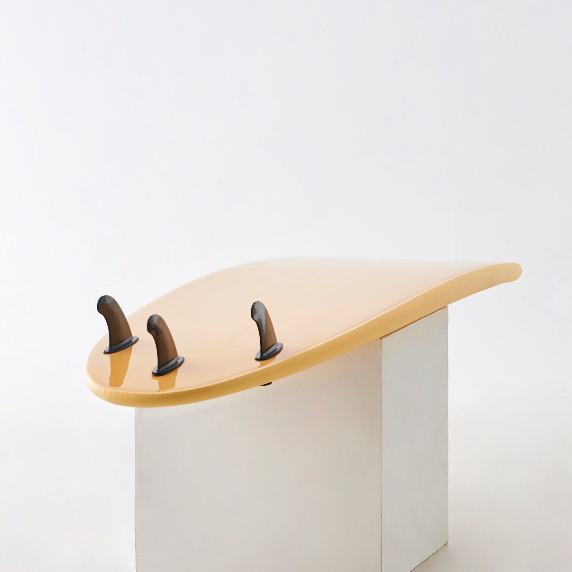 【新品フィン付】ideal  サーフボード 8'0 【ワックスフリー】外房受渡 Ideal ファンボード 青とグレー 新品フィン付】ideal