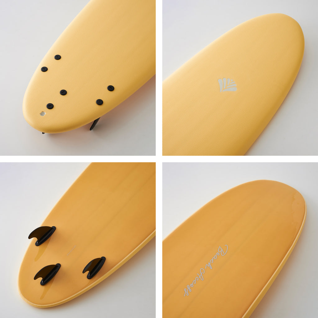 Standard ソフトボード 8’0” ラウンドテール ハンドル付き ワックスフリー